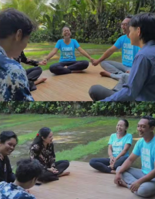 Pengalaman Spiritual dan Meditasi: Yoga Tertawa di Desa Sayan, Ubud Bali